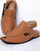 Peshawari Chappal  Double Sole Chappal - LIGHT BROWN