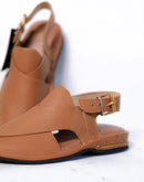 Peshawari Chappal  Double Sole Chappal - LIGHT BROWN