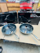 Germany Stainless Steel  lesser honeycomb fry pan & Handi