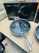 Germany Stainless Steel  lesser honeycomb fry pan & Handi