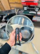 Germany Stainless Steel  lesser honeycomb fry pan & Handi