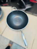 Germany Stainless Steel  lesser honeycomb fry pan & Handi